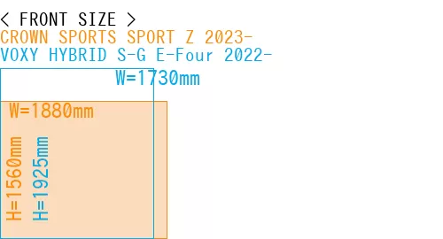 #CROWN SPORTS SPORT Z 2023- + VOXY HYBRID S-G E-Four 2022-